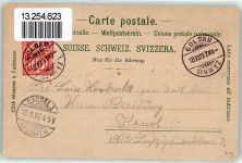 6410 Goldau 1897 Lithographie Brunnen Arth Klösterli Kulm Luzern Rigibahn