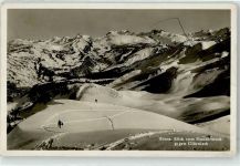 6433 Stoos SZ Winter Hauserstock Glärnisch Skifahrer