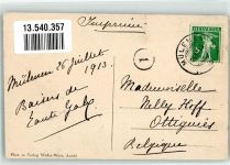 3711 Mülenen 1913 - Pension Luginbühl