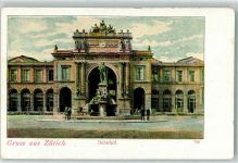 8000 Zürich - Bahnhof Alfred Escher Denkmal