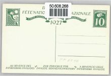 sign. Carl Liner Bundesfeier Ganzsachen Schweiz