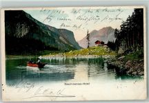 Oeschinensee 1904 - Ruderboot