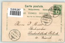 8570 Weinfelden 1902 Lithographie Rathausplatz Thurgauer Kantonal Bank Schulhaus