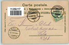 8212 Neuhausen am Rheinfall 1903 - Gruss vom Rheinfall