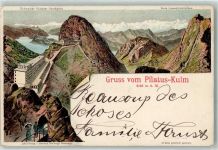 Pilatus Kulm 1899 Lithographie