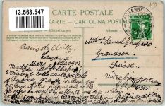 1880 Bex 1912 Gebrauchsspuren Straßenbahn Kirche Rue de la Gare