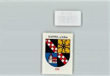 8926 Kappel am Albis - Vignette Wappen Kaffee Hag ca 1920-1940