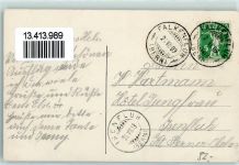 3672 Oberdiessbach 1909 Gebrauchsspuren Hotel Pension Falkenfluh