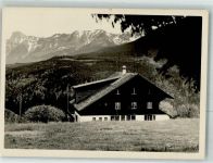 3132 Riggisberg Foto AK Pension Ferienheim Gibelegg Hüttenstempel