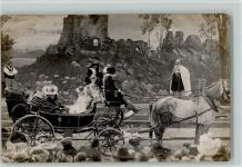 8820 Wädenswil - Pferdekutsche Trachten Ort durch Fotografenstempel