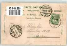 8708 Männedorf 1903 Lithographie Hotel Wildenmann Kirche