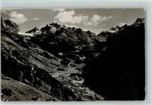 3863 Gadmen - Gadmen mit Wendengletscher und Sustenstrasse Titlis Grassen Fünffingerstöcke Hinter Sustenhorn