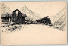 3961 Zinal Künstlerkarte sign. Meltzer