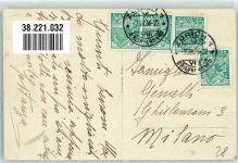 8000 Zürich 1922 Gebrauchsspuren Hauptbahnhof Auto Litfaßsäule Straßenbahn