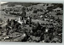 1807 Blonay 1950 Foto AK Fliegeraufnahme