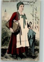 6600 Locarno 1902 Gebrauchsspuren Tracht