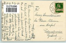 8707 Uetikon am See 1927 - Pension Abendruh , gute Erhaltung AK