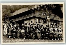 1873 Val-d'Illiez - Musikgruppe Musique de 1830 Trachten