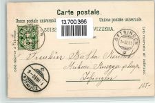 4665 Oftringen 1900 BOAKC Kreuzstrasse Wartburg Säli Lithographie