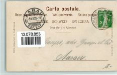 5430 Wettingen 1909 - Teilansicht mit Brücke, Verlag PVK 5442 - gute Erhaltung AK