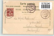 8596 Münsterlingen 1898 BOAKC Lithographie Irrenheilanstalt Kirche Kloster Pension Schelling Verlag Künzli Nr 652