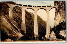 Albulabahn 1907 - Landwasser-Viadukt