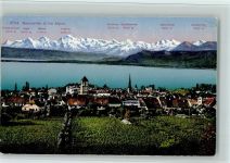 2520 La Neuveville - et les Alpes Finsteraarhorn Eiger Mönch Jungfrau Breithorn Gspaltenhorn Blüemlisalp Doldenhorn