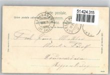 9103 Schwellbrunn 1905 Lithographie / Mondschein Kirche