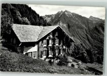3822 Isenfluh 1963 Foto AK Pension Chalet Waldrand