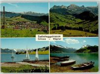 8858 Innerthal Wägital - Satteleggstrasse Segelschiffe Kreuz