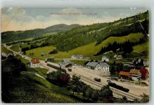 9125 Brunnadern 1919 Gebrauchsspuren Bahnhof Viadukt Eisenbahn grosse Büge