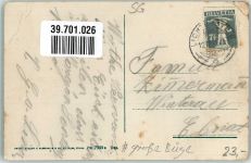 9125 Brunnadern 1919 Gebrauchsspuren Bahnhof Viadukt Eisenbahn grosse Büge