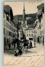 2520 La Neuveville 1909 - Marktstraße