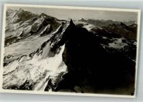 Matterhorn VS Winter Flieger- Postkarte Matterhorn