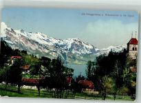 3852 Ringgenberg BE 1929 Foto AK Brienzersee Alpen