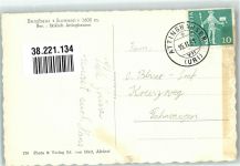 6468 Attinghausen 1961 Gebrauchsspuren Winter Brusti Gasthaus Pension Surenen