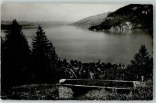3706 Leissigen - Ausblick von der Pension Finel Thunersee