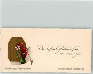 3612 Steffisburg KEINE AK Glückwünsche Neujahr Familie Hodel-Morgenegg