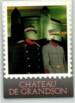 1422 Grandson - Chateau Exposition Timbres et Uniformes de l armee suisse