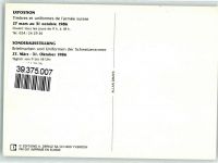 1422 Grandson - Chateau Exposition Timbres et Uniformes de l armee suisse