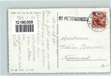 3235 St. Petersinsel Erlach 1944 - Hotel de l'Ile de St.Pierre