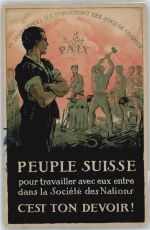 Schmied Amboss Paix Peuple Suisse