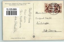 1949 Künstlerkarte Brienz-Rothorn-Bahn AK