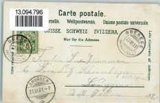 St Anton Oberegg 1901 - Panorama von St. Anton gegen den Bodensee St. Antonskapelle Pension Rössle