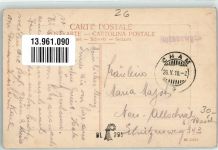 6330 Cham 1918 Prägedruck