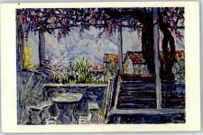 6612 Ascona Moscia 1928 Künstlerkarte Grotte