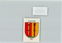 9108 Gonten - Vignette Wappen Kaffee Hag ca 1920-1940 GOnten
