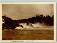 8212 Neuhausen am Rheinfall Halt gegens Licht Patent Leucht AK Rheinfall