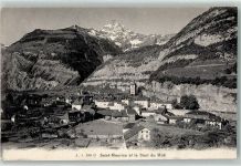1890 St-Maurice - Dent du Midi