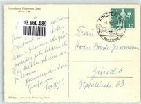 6313 Finstersee Künstlerkarte Ferienheim Finstersee Zug